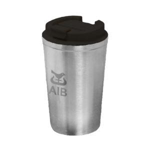 Nissa Double Walled Silver Vacuum Cup with Ceramic Coating (350ml)